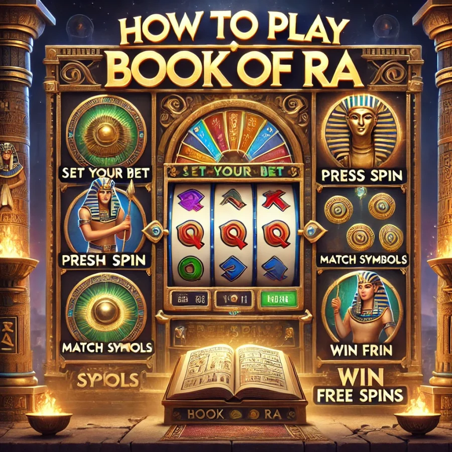 Как играть в Book of Ra